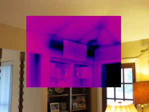 Missing insulation found with infrared imaging
