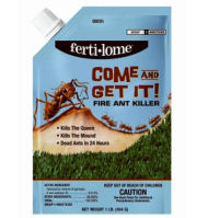 Product: Come and Get It Fire Ant Killer - Kills the Queen & the Mound. Use on Lawns, Recreational Areas, Rangeland, Permanent Pastures, Ornamentals, Landscapes, Greenhouses & Most Crops including, but not limited to tree nuts, citrus, stone fruit, tree fruits soybeans and vegetables. Covers Up To 10,000 sq. ft.